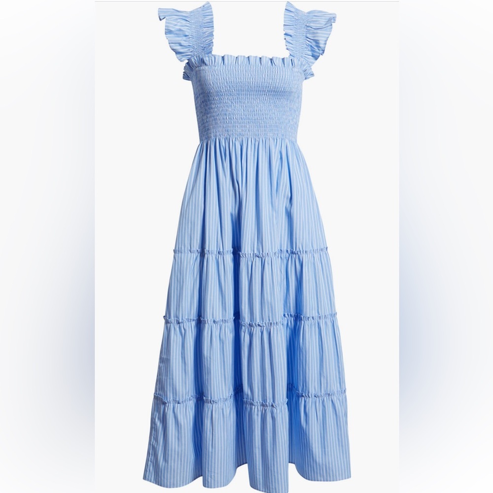 NWT Hill House Ellie in Blue Stripe sz Small